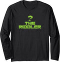 DC Comics Batman The Riddler Logo Long Sleeve Long Sleeve T Shirt Streetwear Style Fan Favorite
