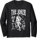 DC Comics Batman The Joker Ha Ha Ha Vintage Villain Pose Long Sleeve Long Sleeve T Shirt Viral TikTok Find Gift Ready