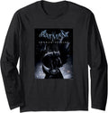 Batman Arkham Origins Dark Knight Roof Top Distressed Long Sleeve Long Sleeve T Shirt Premium Print Fan Favorite