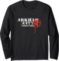 Batman Arkham City Inmate Number Spray Paint Question Mark Long Sleeve Long Sleeve T Shirt Comfort Fit Fan Favorite
