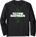 The Batman To The Batman Diamond Grid Logo Long Sleeve Long Sleeve T Shirt Streetwear Style Gift Ready