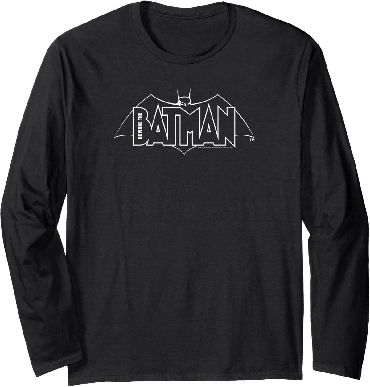 Beware the Batman Black White Logo Long Sleeve Long Sleeve T Shirt Viral TikTok Find Hot Right Now