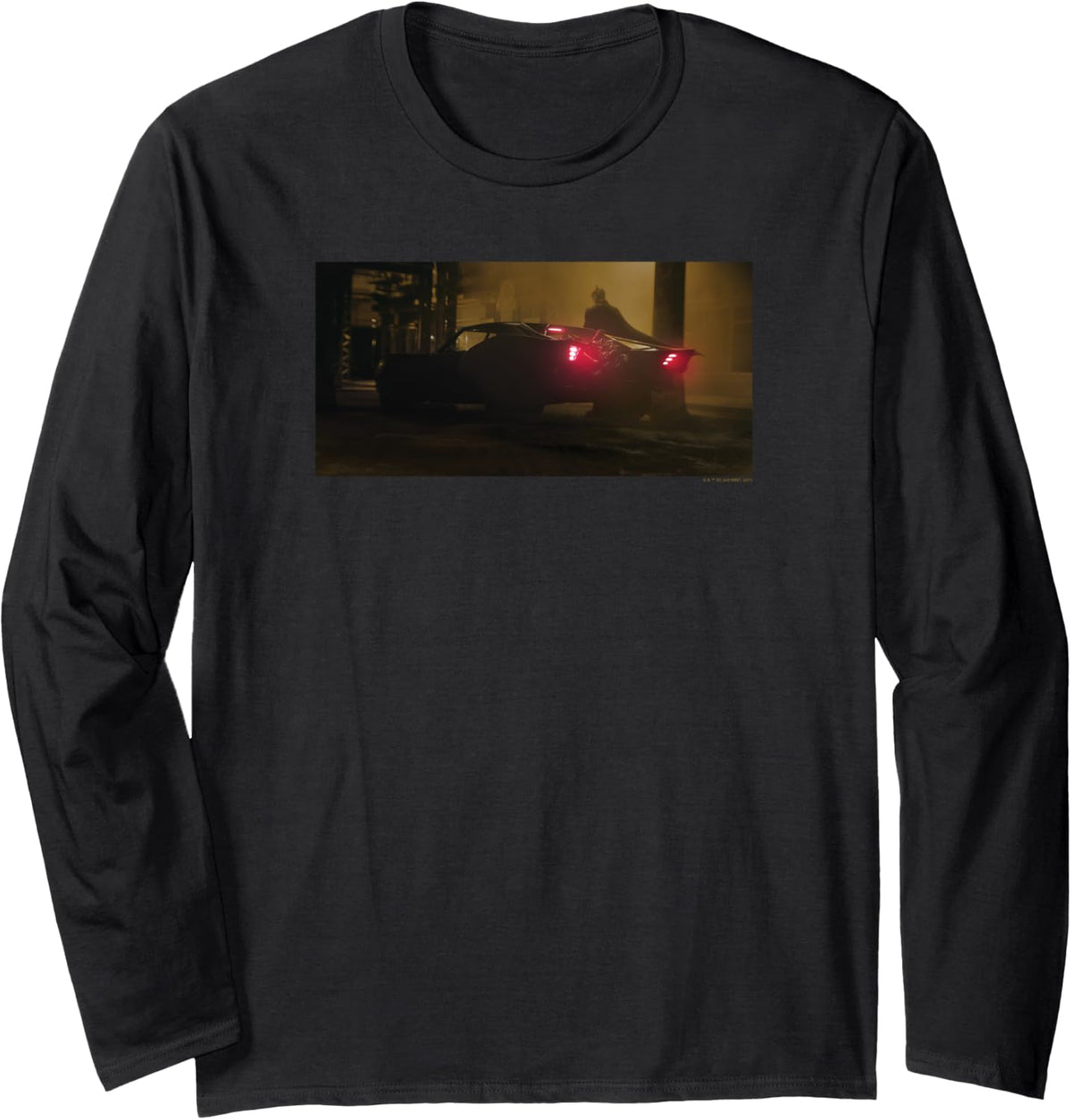 The Batman Batmobile Photo Real Portrait Long Sleeve Long Sleeve T Shirt Viral TikTok Find Gift Ready