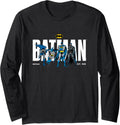 DC Comics Batman Golden Silver Bronze And Modern Looks Long Sleeve Long Sleeve T Shirt Comfort Fit Fan Favorite