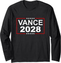 J.D. Vance 2028 Presidential Election Republican President Long Sleeve Apparel | Premium Quality
