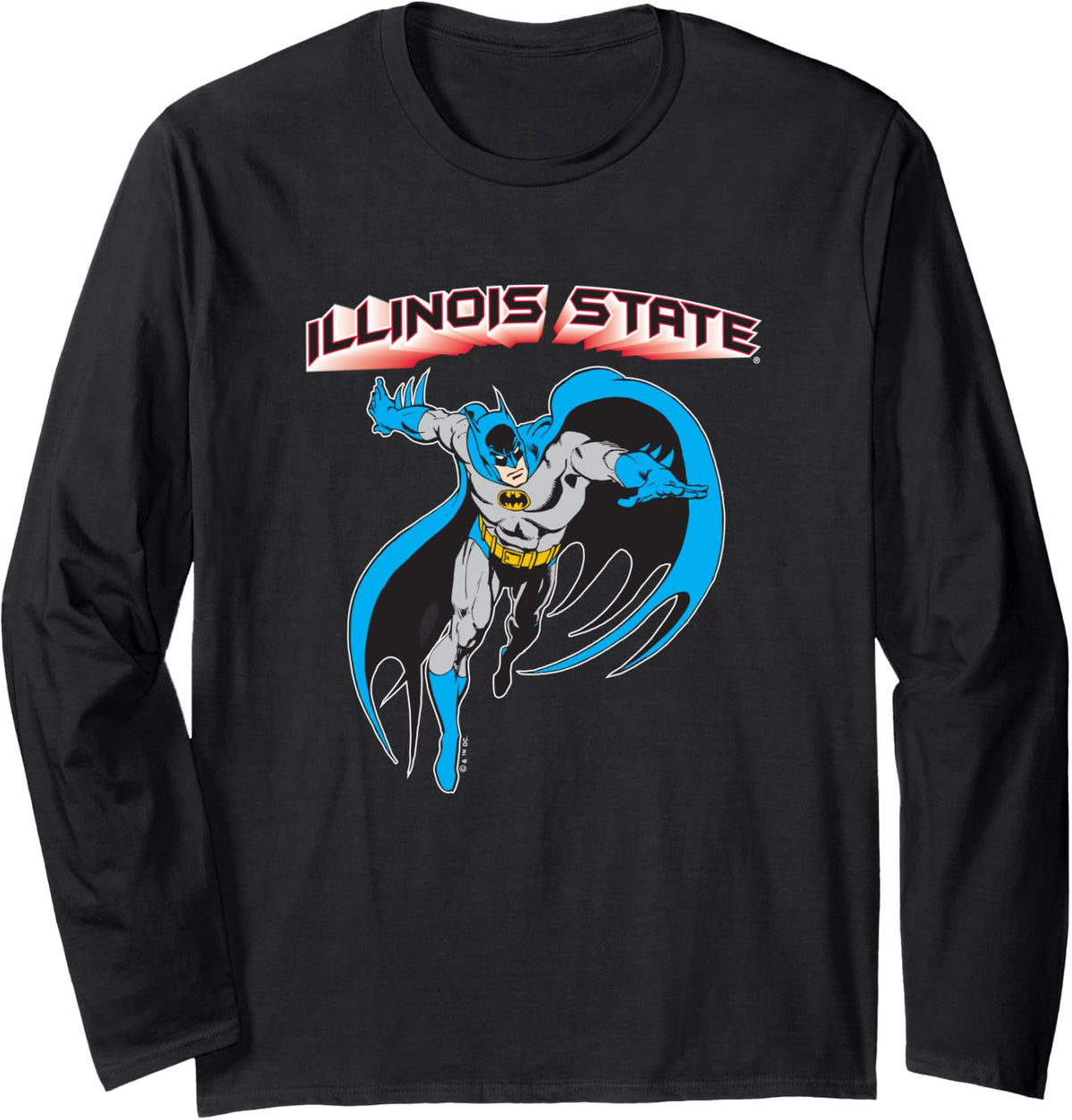 Illinois State University Redbirds x Batman Heroic Long Sleeve Long Sleeve T Shirt Viral TikTok Find Hot Right Now