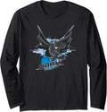 Batman Target Punch Long Sleeve Long Sleeve T Shirt Streetwear Style Everyday Wear