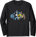 Batman Vintage Robin Penguin Distressed Comic Whamm Long Sleeve Long Sleeve T Shirt Comfort Fit Best Seller Look