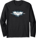 Batman Dark Knight Rises Cracked Bat Logo Longsleeve T Shirt Long Sleeve Long Sleeve T Shirt Trending US Best Seller Loo