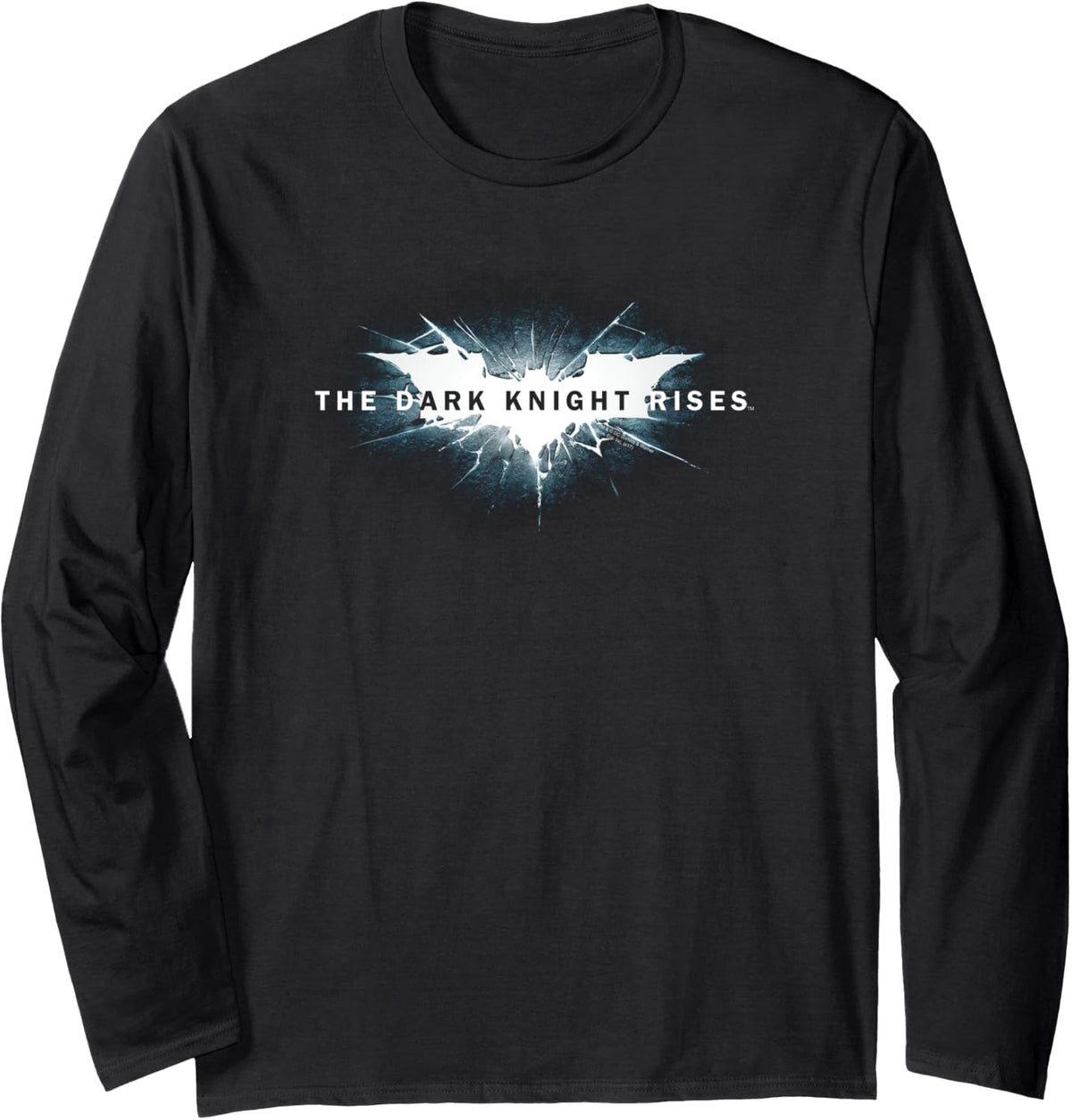 Batman Dark Knight Rises Cracked Bat Logo Longsleeve T Shirt Long Sleeve Long Sleeve T Shirt Trending US Best Seller Loo