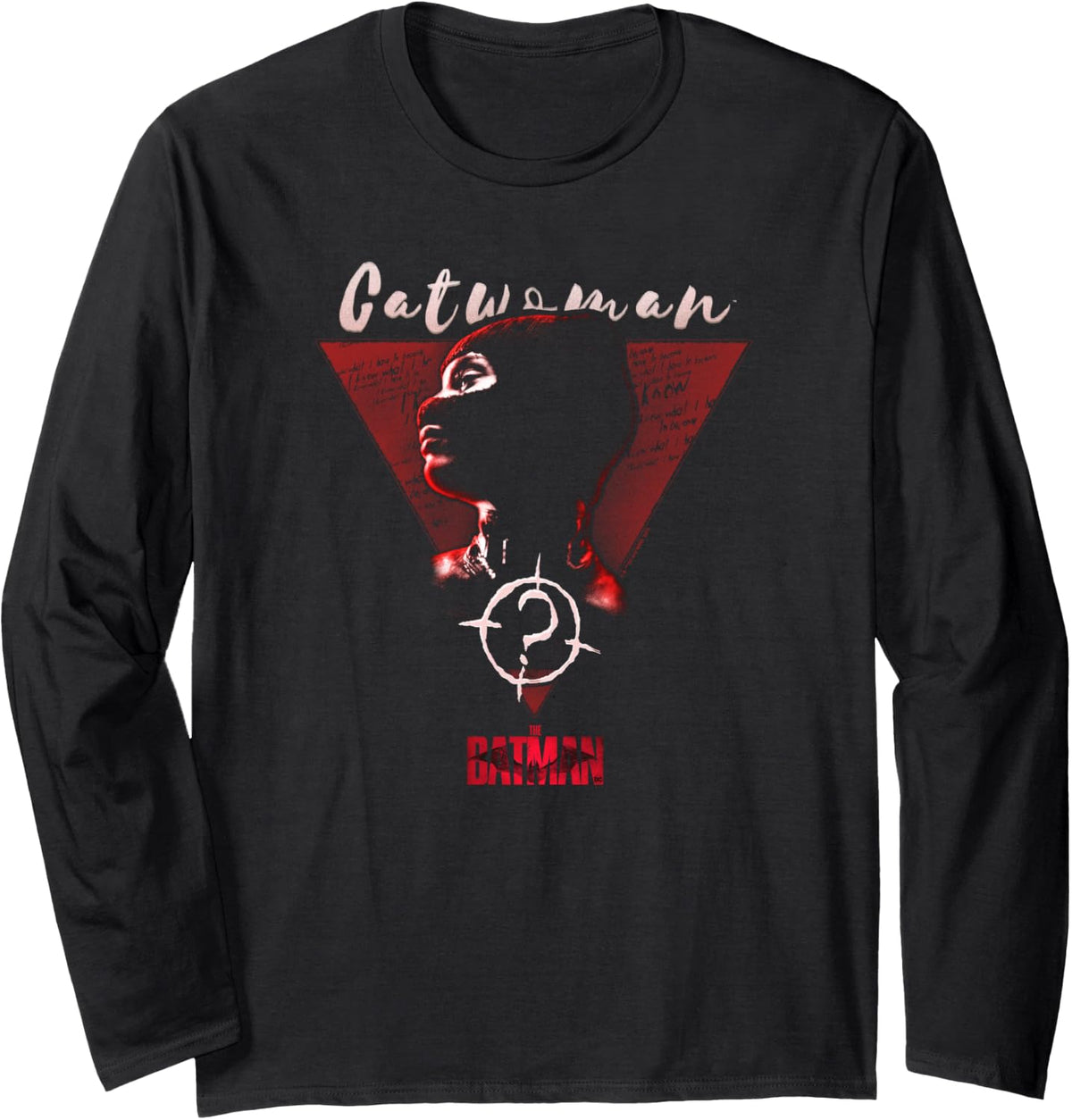 The Batman Catwoman Photo Text Graphic Long Sleeve Long Sleeve T Shirt Trending US US Top Pick