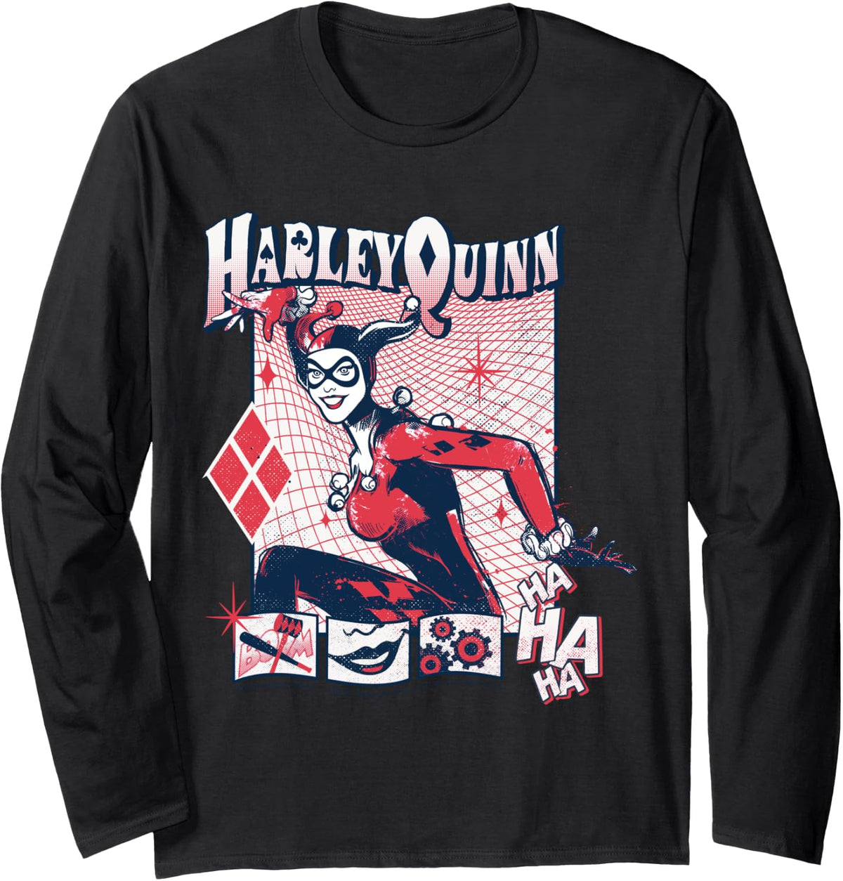 DC Comics Batman Quinn Trip Long Sleeve Long Sleeve T Shirt Viral TikTok Find Best Seller Look