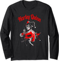 Batman Harley Quinn Spring Gun Long Sleeve Long Sleeve T Shirt Streetwear Style Hot Right Now