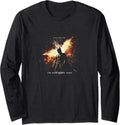 The Dark Knight Rises A Fire Will Rise Epic Batman Poster Long Sleeve Long Sleeve T Shirt Comfort Fit Everyday Wear
