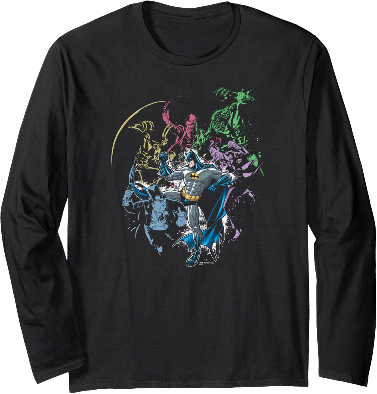 Batman Surrounded Longsleeve T Shirt Long Sleeve Long Sleeve T Shirt Viral TikTok Find Hot Right Now