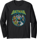 DC Comics Batman Frenemies Vintage Circle Group Shot Long Sleeve Long Sleeve T Shirt Trending US Best Seller Look