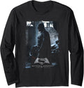 Batman v Superman Bat Poster Longsleeve T Shirt Long Sleeve Long Sleeve T Shirt Premium Print Hot Right Now