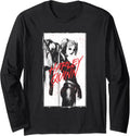 Batman Harley Quinn Inked Quinn Black Long Sleeve Long Sleeve T Shirt Premium Print Everyday Wear