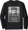 Batman Joker Inmate Longsleeve T Shirt Long Sleeve Long Sleeve T Shirt Viral TikTok Find Gift Ready