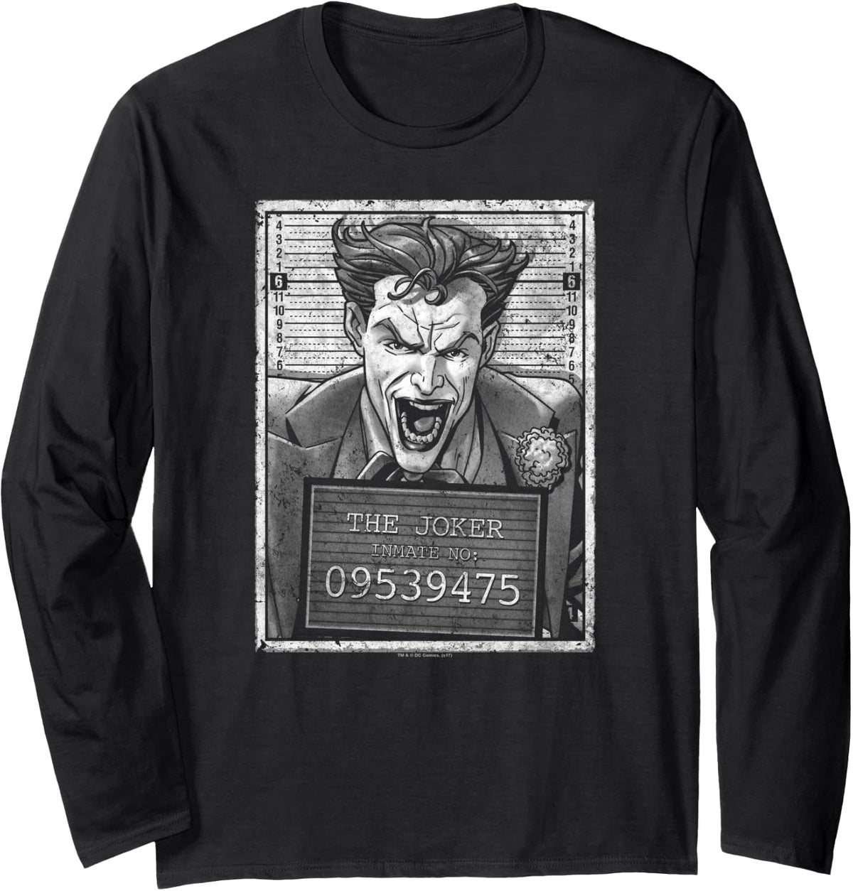 Batman Joker Inmate Longsleeve T Shirt Long Sleeve Long Sleeve T Shirt Viral TikTok Find Gift Ready