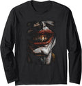 Batman Smile of Evil Long Sleeve Long Sleeve T Shirt Streetwear Style US Top Pick