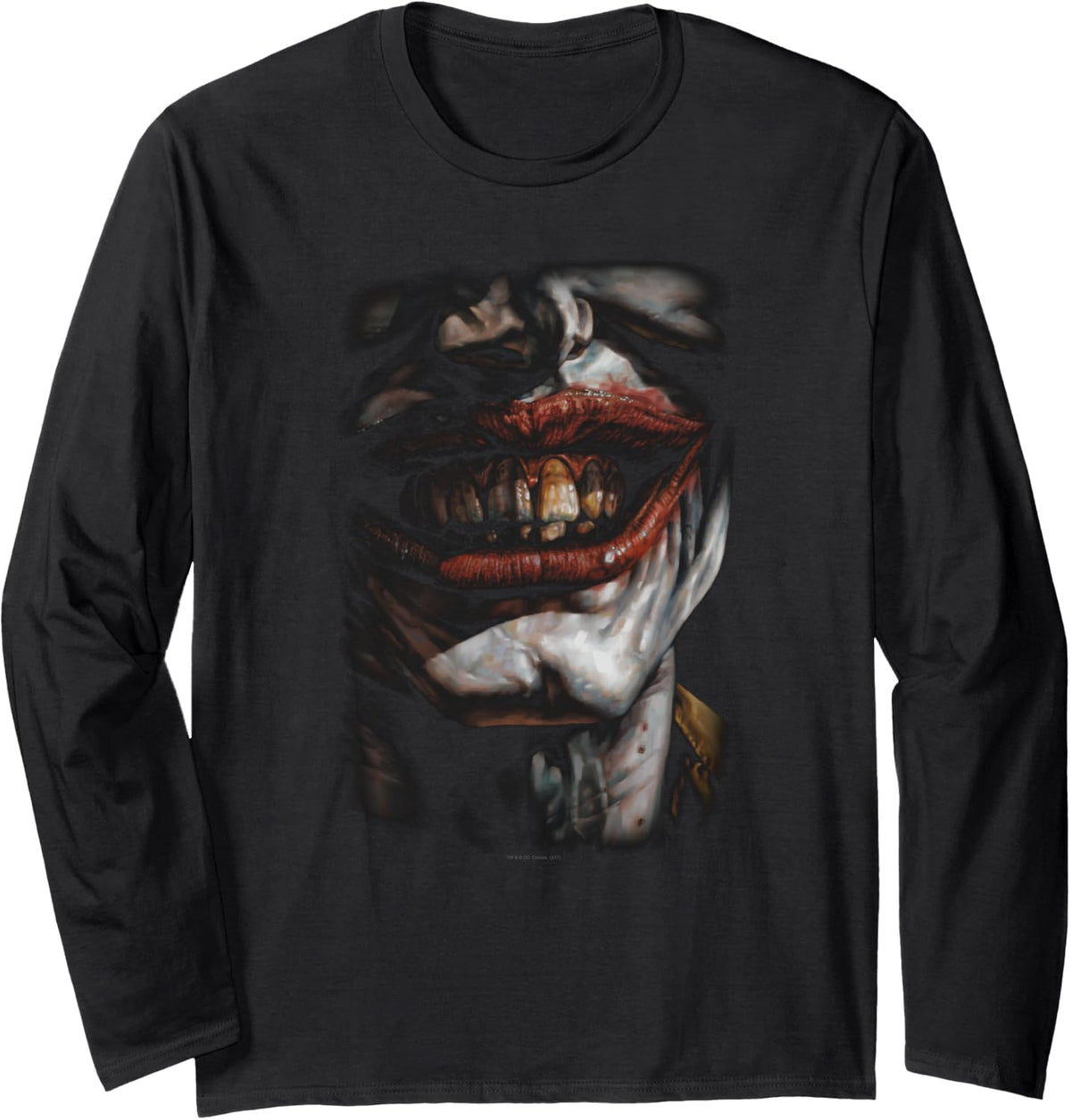 Batman Smile of Evil Long Sleeve Long Sleeve T Shirt Streetwear Style US Top Pick