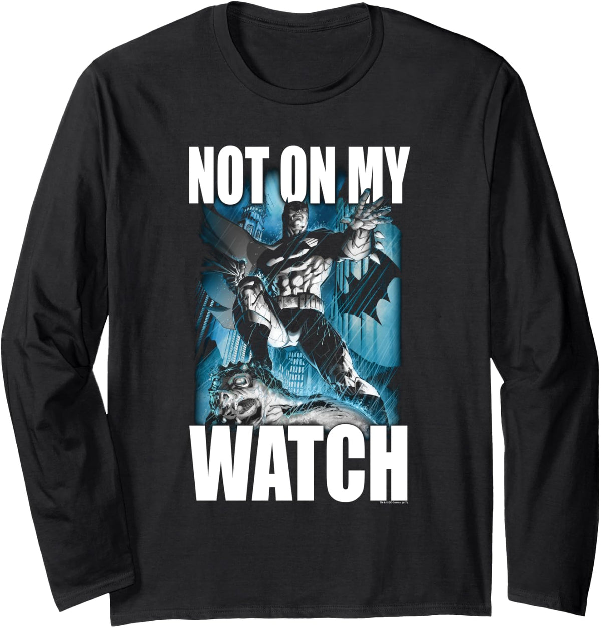Batman Not On My Watch Longsleeve T Shirt Long Sleeve Long Sleeve T Shirt High Search Demand Hot Right Now