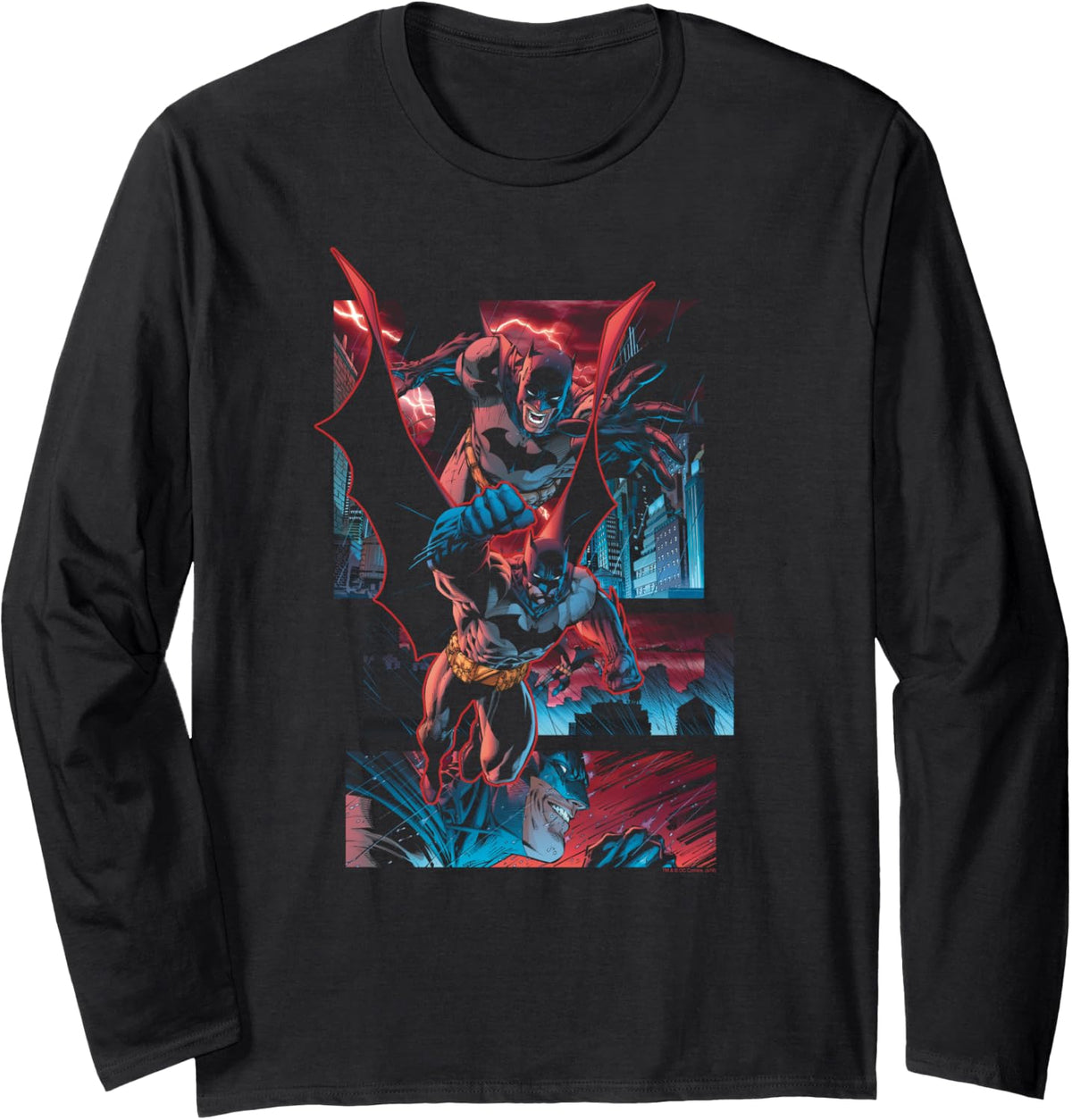 Batman Dark Knight Panels Longsleeve T Shirt Long Sleeve Long Sleeve T Shirt High Search Demand US Top Pick