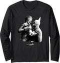 Batman Arkham City Joker The Dark Knight Distressed Long Sleeve Long Sleeve T Shirt Comfort Fit Hot Right Now