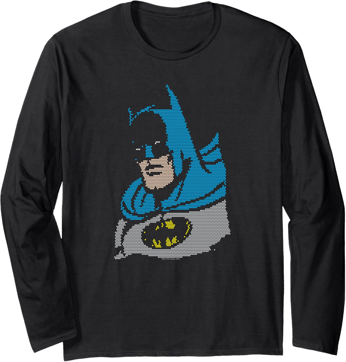 Batman Lite Brite Longsleeve T Shirt Long Sleeve Long Sleeve T Shirt Trending US Best Seller Look