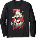 Batman Harley Quinn Good to be Bad Long Sleeve Long Sleeve T Shirt Premium Print Fan Favorite