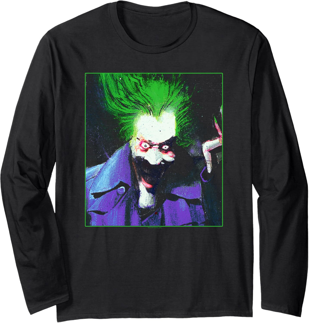 Batman Arkham Asylum Joker Long Sleeve Long Sleeve T Shirt Viral TikTok Find Best Seller Look