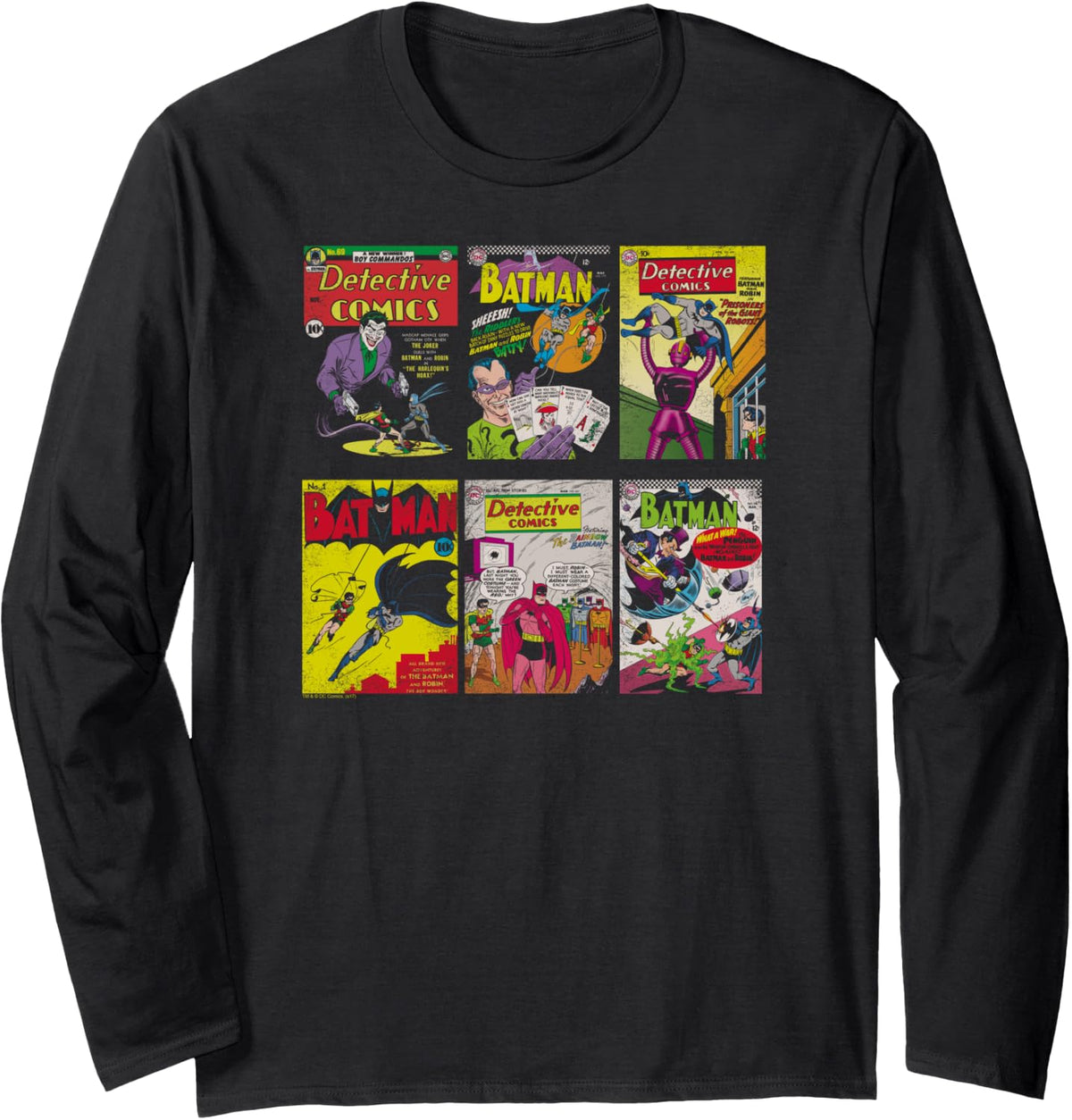Batman Covers Longsleeve T Shirt Long Sleeve Long Sleeve T Shirt Premium Print Best Seller Look