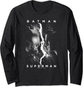 Batman v Superman Face To Face Longsleeve T Shirt Long Sleeve Long Sleeve T Shirt Viral TikTok Find Fan Favorite
