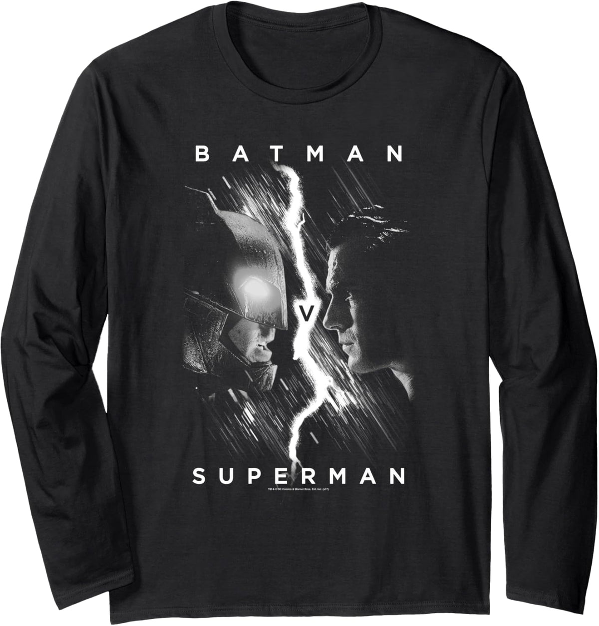 Batman v Superman Face To Face Longsleeve T Shirt Long Sleeve Long Sleeve T Shirt Viral TikTok Find Fan Favorite