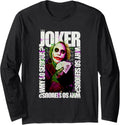 The Dark Knight Why So Serious Joker Graffiti Logo Box Long Sleeve Long Sleeve T Shirt Viral TikTok Find Best Seller Loo
