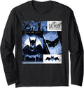 Batman Caped Crusader Gotham Square Long Sleeve Long Sleeve T Shirt Streetwear Style Best Seller Look