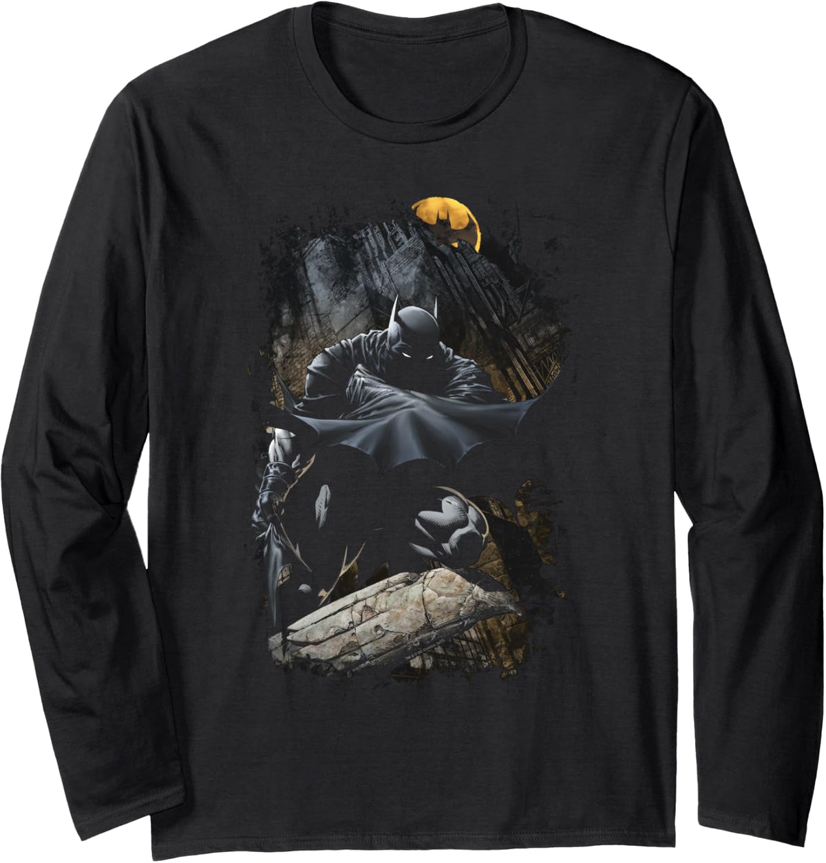 Batman Sweeping Cape Long Sleeve Long Sleeve T Shirt High Search Demand Everyday Wear