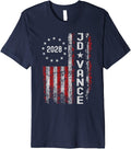 Vance 2028 JD Vance 2028 President Election Retro USA Flag Premium Apparel | Best Seller Pick