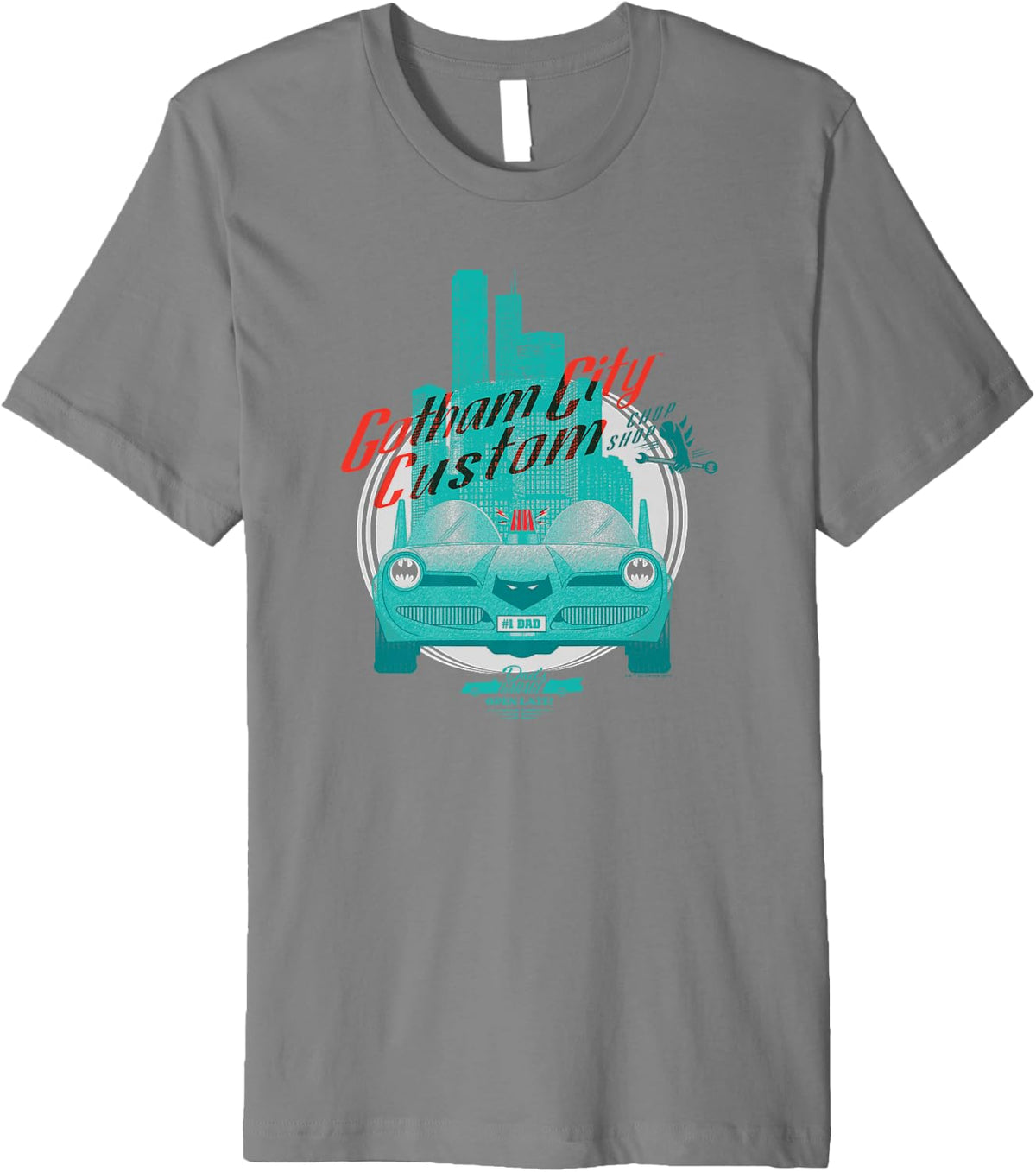 DC Comics Batman Father s Day Gotham City Custom Car Shop Premium Apparel Streetwear Style Fan Favorite