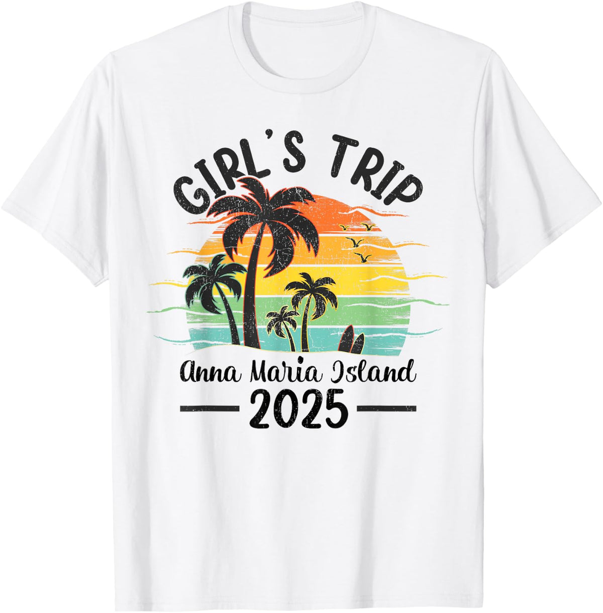 Group Trip Summer Vacation Girls 2025 Florida Anna Maria Island Shirt 160