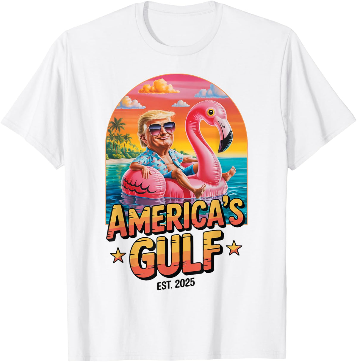 Funny the Politician Americas Gulf Est 2025 Merchandise Shirt