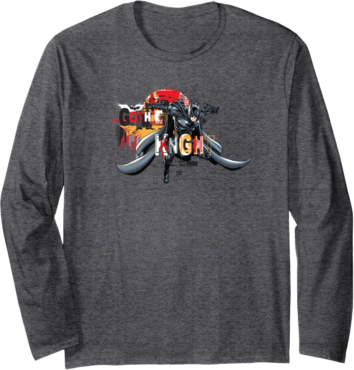 Batman Dark Knight Rises Gothic Knight Longsleeve T Shirt Long Sleeve Long Sleeve T Shirt Premium Print Fan Favorite