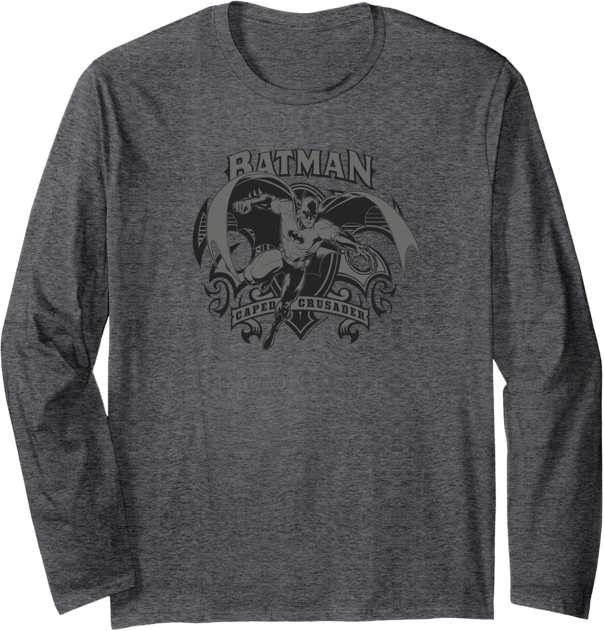 Batman Crusade Longsleeve T Shirt Long Sleeve Long Sleeve T Shirt Comfort Fit Everyday Wear