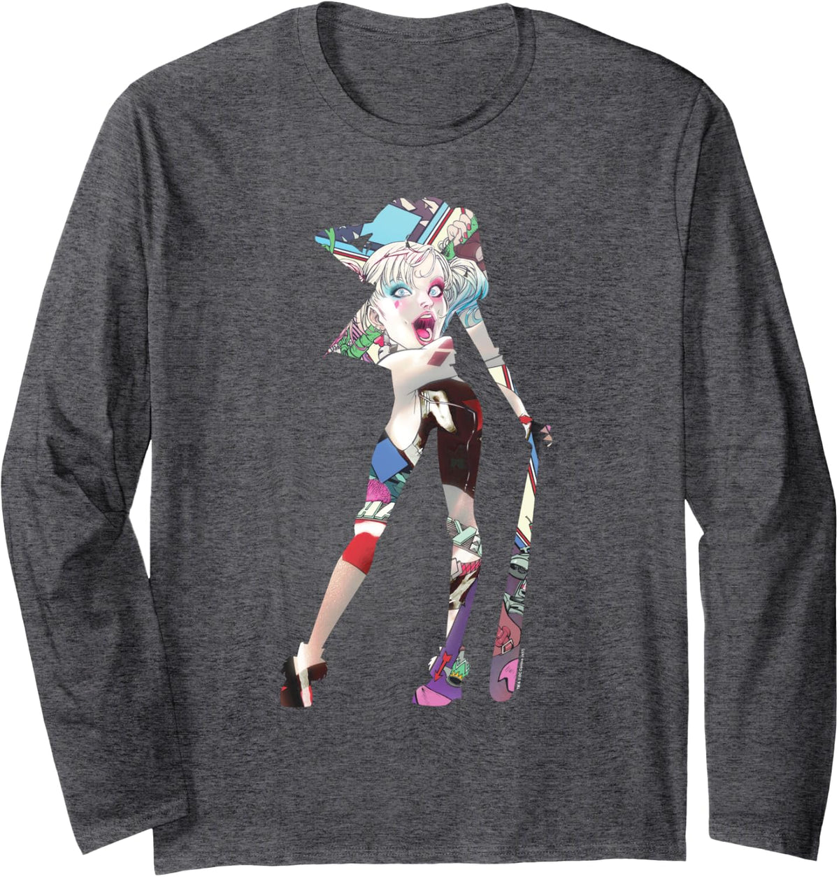 Batman Harley Quinn Scene Inside Long Sleeve Long Sleeve T Shirt Viral TikTok Find Fan Favorite