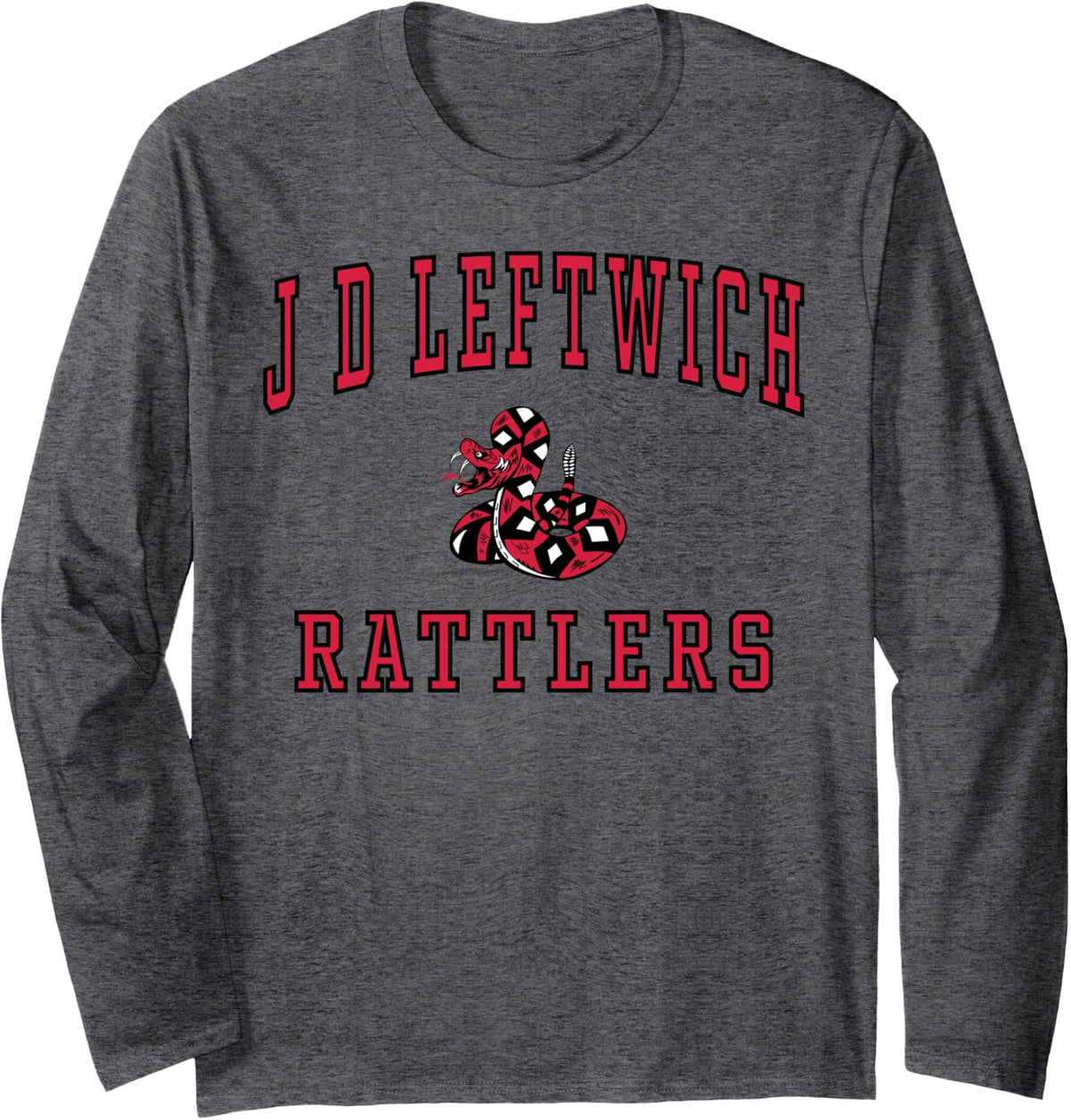 J.D. Leftwich High School Rattlers Long Sleeve T-Shirt C1 T-Shirt | Aesthetic Design