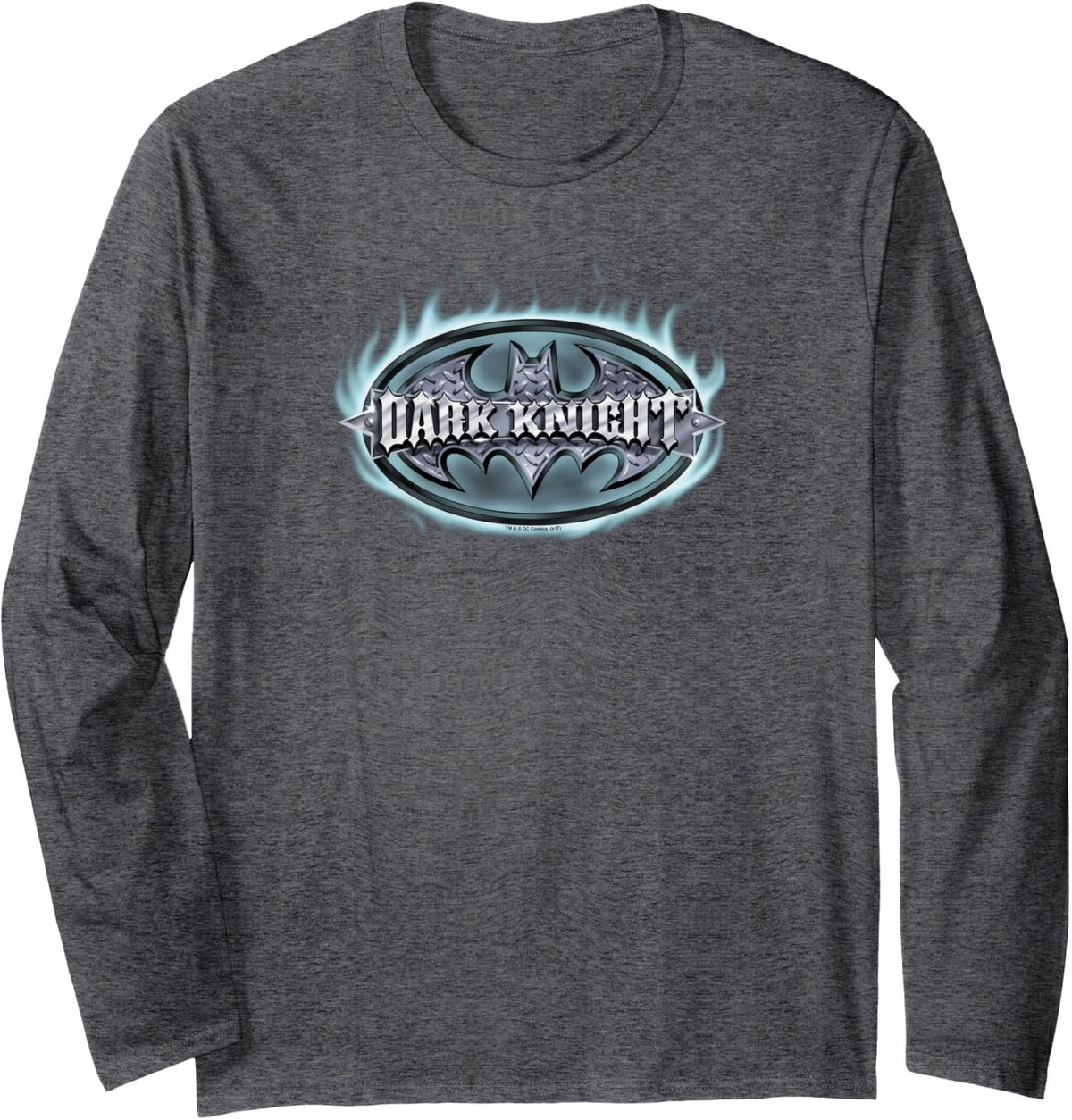 Batman Dark Knight Steel Shield Longsleeve T Shirt Long Sleeve Long Sleeve T Shirt Premium Print Hot Right Now