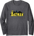 DC Comics Batman Animated Bold Retro Big Chest Logo Long Sleeve Long Sleeve T Shirt Viral TikTok Find US Top Pick