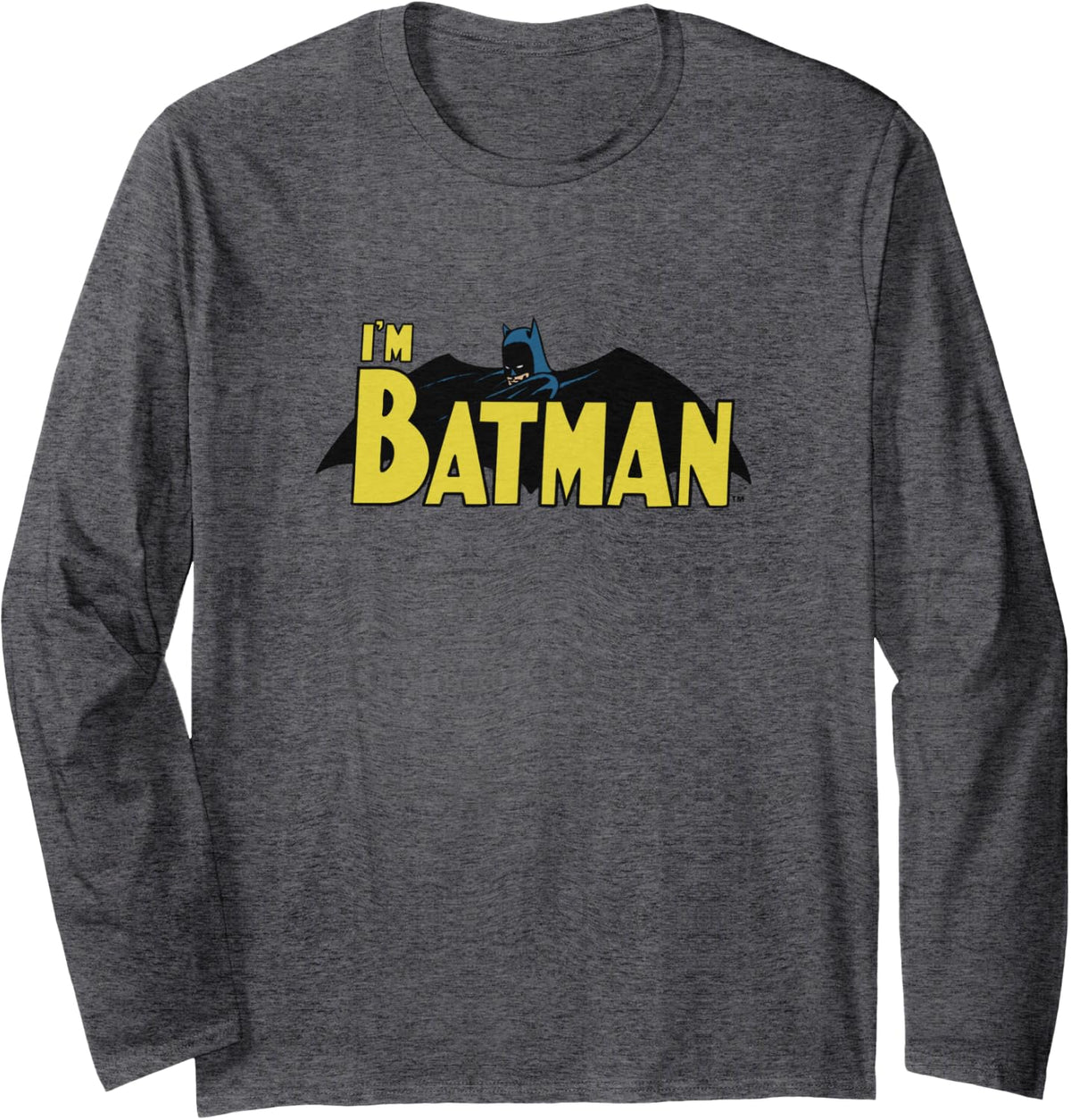 DC Comics Batman Animated Bold Retro Big Chest Logo Long Sleeve Long Sleeve T Shirt Viral TikTok Find US Top Pick