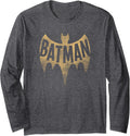Batman Classic TV Series Vintage Logo Long Sleeve Long Sleeve T Shirt Trending US Everyday Wear
